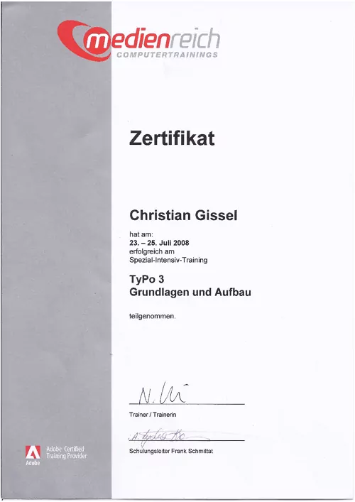 Christian Gissel - TyPo 3 Grundlagen und Aufbau