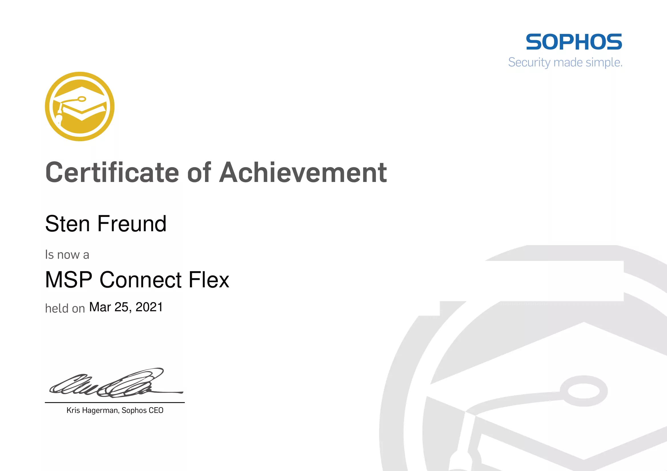 Sten Freund - MSP Connect Flex
